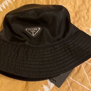 Brand new authentic nylon Prada bucket hat